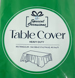RECTANGLE HUNTER GREEN TABLE COVER