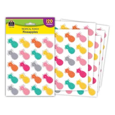 TROPICAL PUNCH PINEAPPLES STICKERS