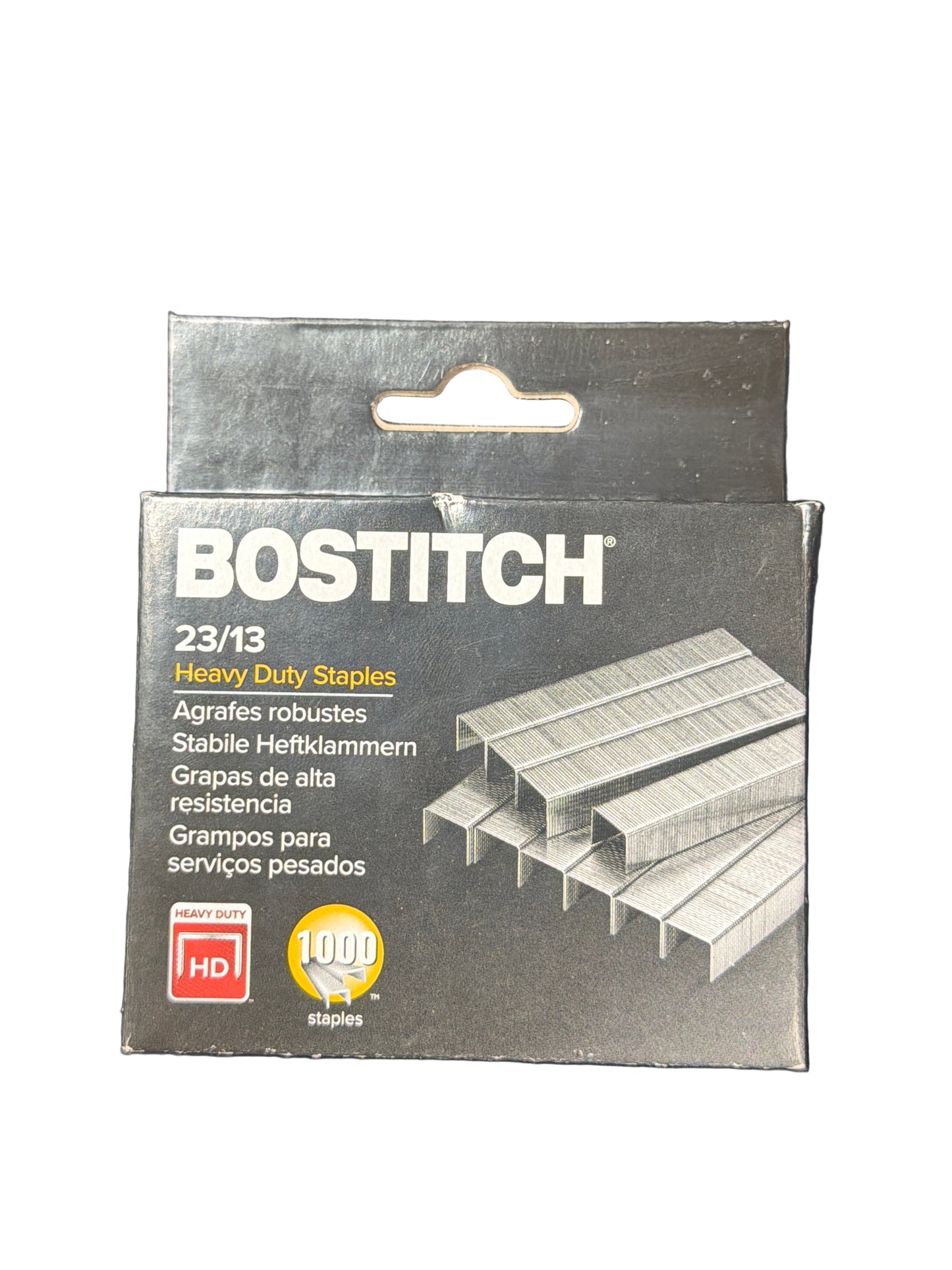 HALF STRIP STAPLES HEAVY DUTY 1/2" BOX/1000