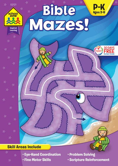BIBLE MAZES! GRADES P-K WORKBOK