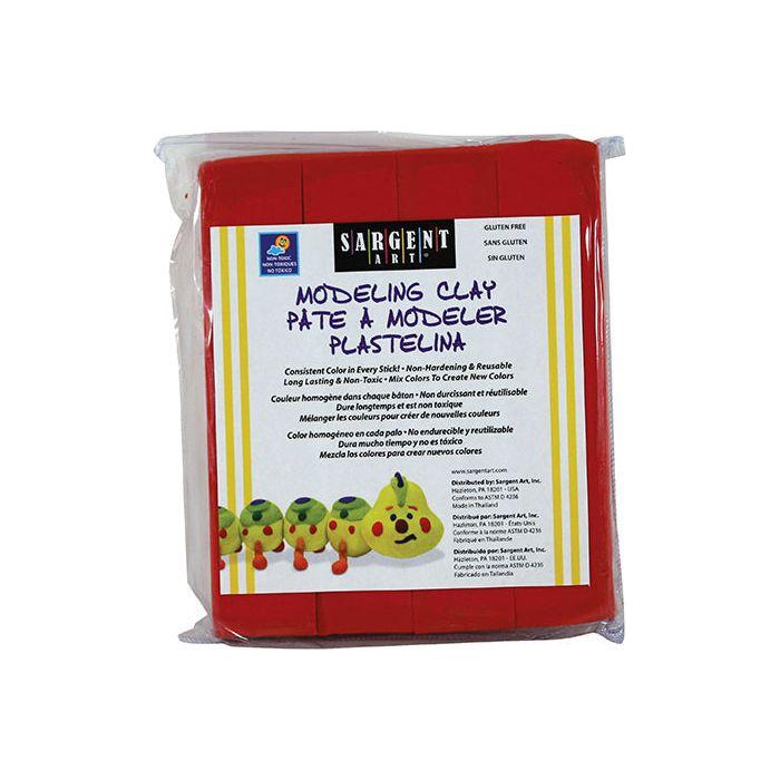 PLASTILINA ROJA 1 LB