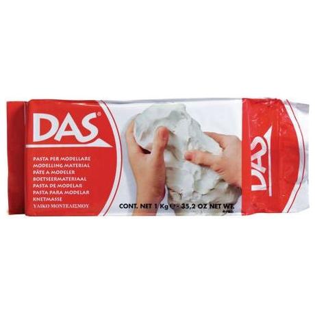 DAS Air Hardening Modeling Clay 2 LB Block White