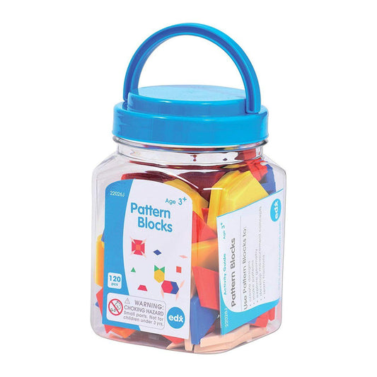 PATTERN BLOCKS - MINI JAR - SET 120