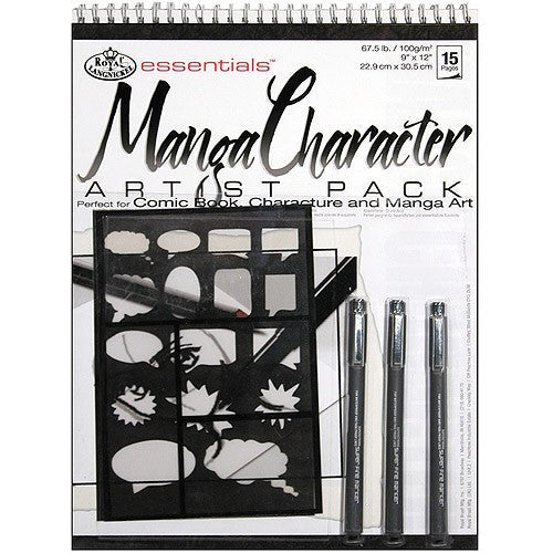 MANGA CHARCTER ARTIST PACK WITH MARKERS