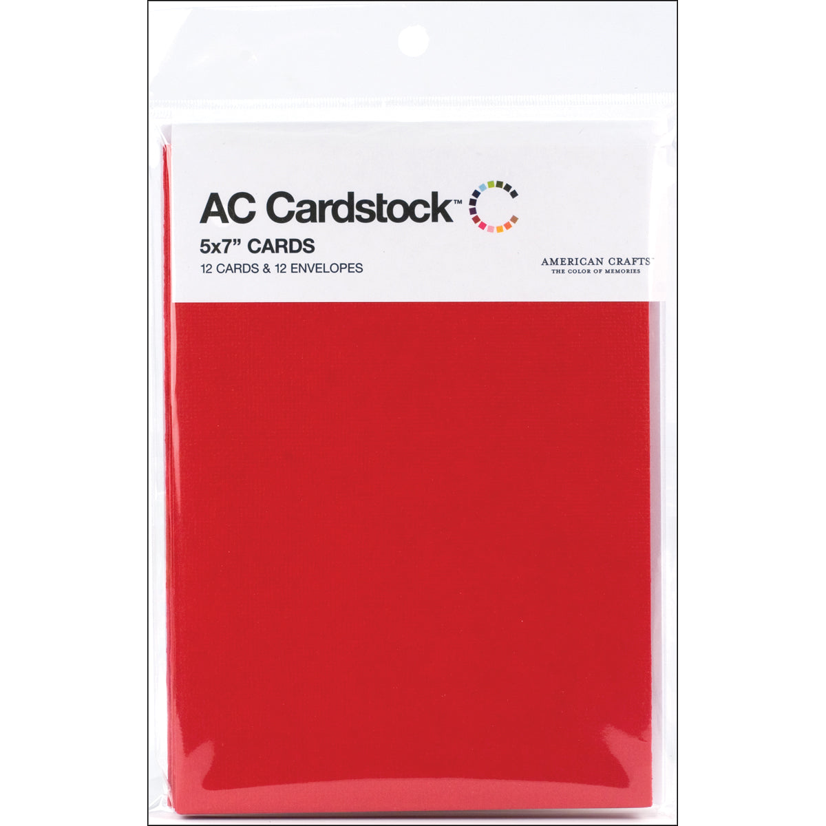 American Crafts A7 Cards | W/Envelopes | 5.25"X7.25" | 12/Pkg