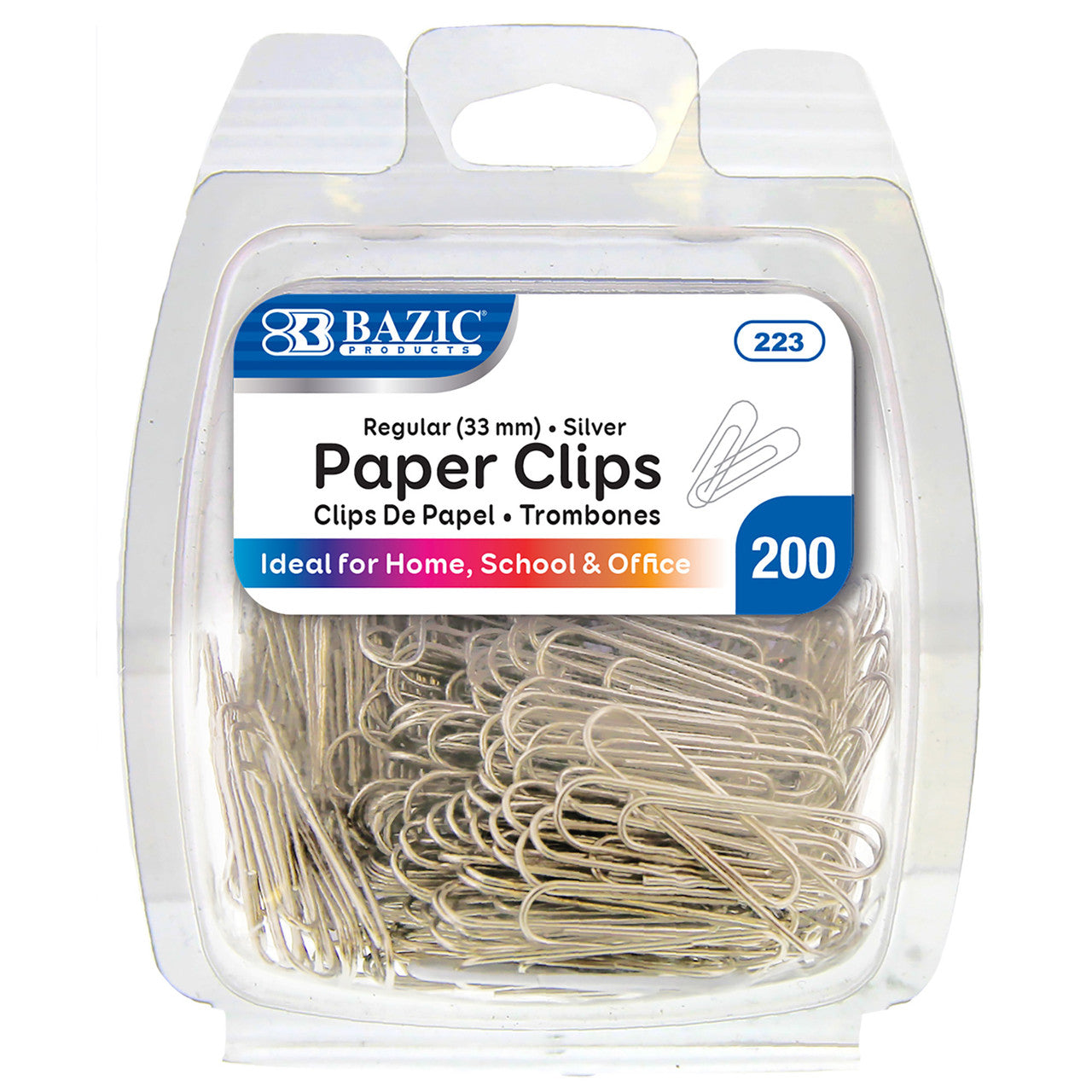 PAPER CLIPS #1 SILVER PQ.200