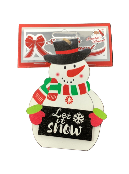 WOODEN ORNAMENT CHARACTERS 3AST D