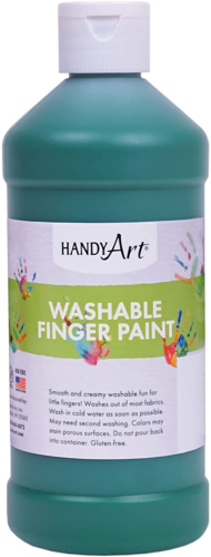 FINGER PAINT WASHABLE GREEN