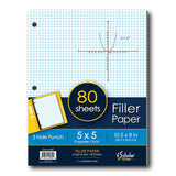 PAPEL CUADRICULADO PQT.80