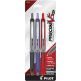PRECISE V5 RETRACTABLE ROLLING BALL PEN ASST PQT.3