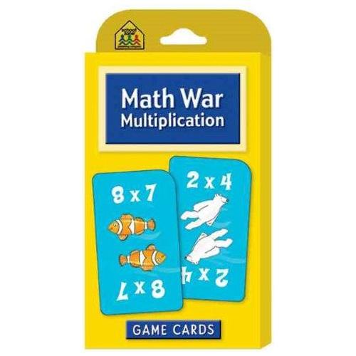 MATH WAR MULTIPLICATION FLASH CARDS