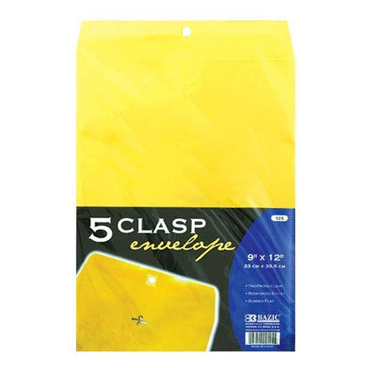 CLASP ENVELOPE 9" X12" PQT.5
