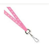 BREAST CANCER AWARENESS LANYARD W/HOOK