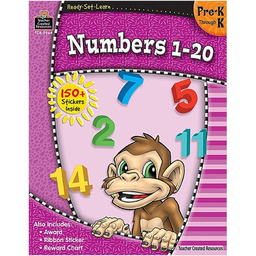 READY-SET-LEARN: NUMBERS 1-20 PREK-K