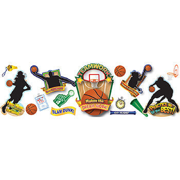 BASKETBALL BULLETIN BOARD SET