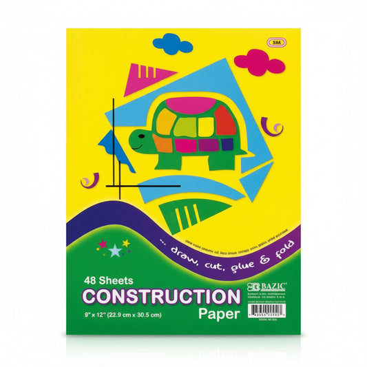 Construction Paper 9" X 12" 48 Sheet – imagen 1 - JA Riollano