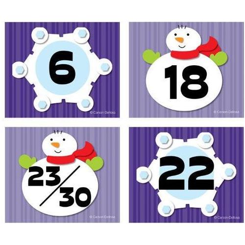 COVER-UP SNOWFLAKE/SNOWMAN CALENDAR