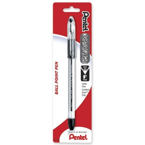 RSVP PEN FINE BLACK