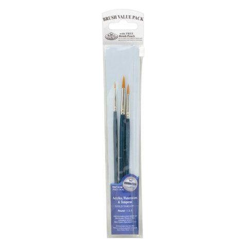 GOLD TAKLON ACRYLIC BRUSH PQ.5