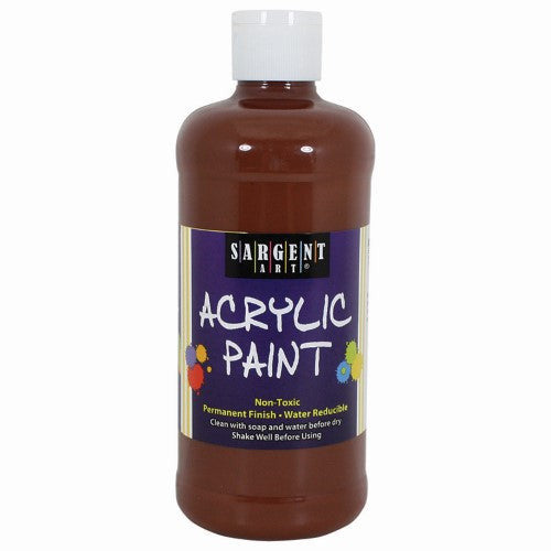 ACRYLIC PAINT BROWN 16 OZ