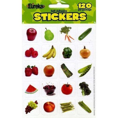 STICKERS FRUITS AND VEGETABLES