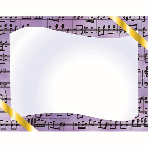 PAPEL CON DISEÑO MUSIC