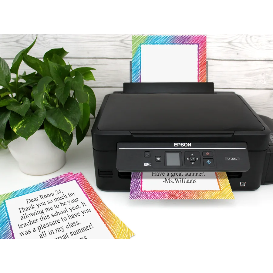 Colorful Scribble Computer Paper 50 Sheets – imagen 2 - JA Riollano