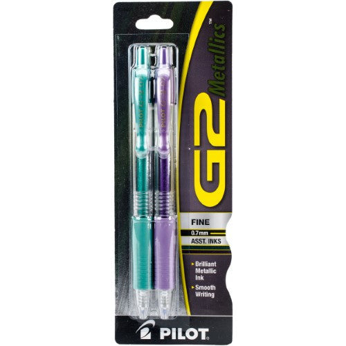G2 GEL PEN METALLICS ASSORTED COLOR FINE PQ.2