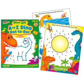 A TO Z DINO DOT-TO-DOT DINO WIPEOFF