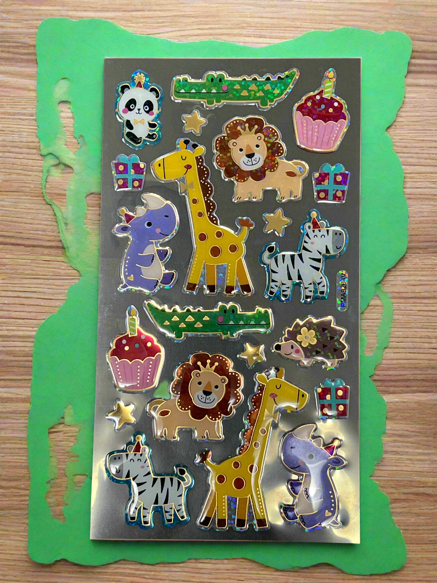 Epoxy Stickers | Party Safari
