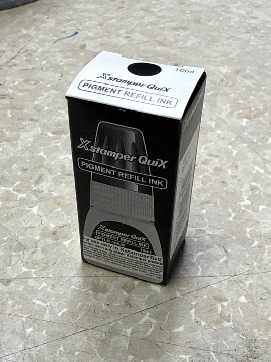 INK 10ML QUIX BLACK