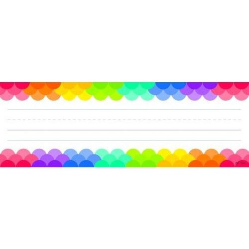 RAINBOW SCALLOPS NAME PLATES