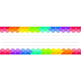 RAINBOW SCALLOPS NAME PLATES