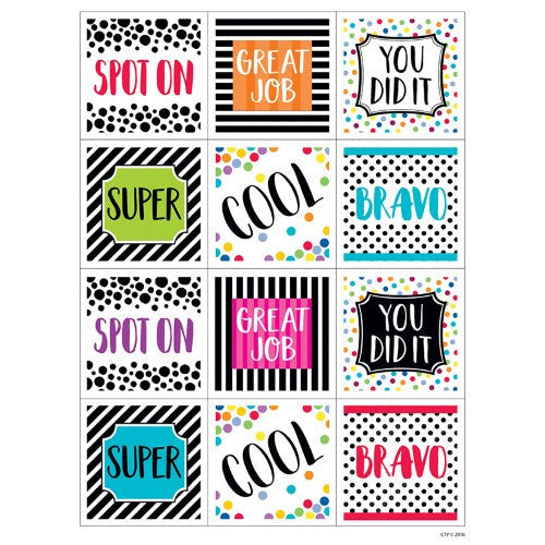 BOLD & BRIGHT REWARDS STICKERS 60 STICKERS