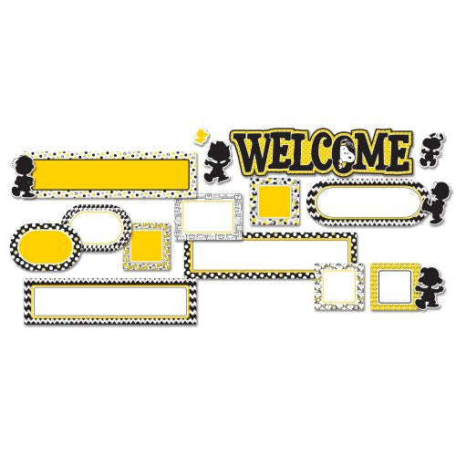 PEANUTS TOUCH OF CLASS WELCOME MINI BULLETIN BOAR