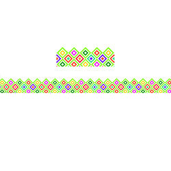 BORDER EXYTRA WIDE A SHARP BUNCH DIAMOND