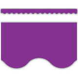 PURPLE SCALLOPED BORDER