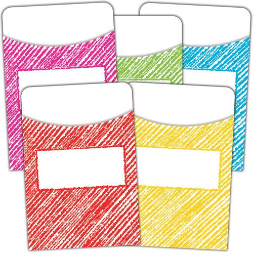 SCRIBBLE LIBRARY POCKETS - MULTI-PACK