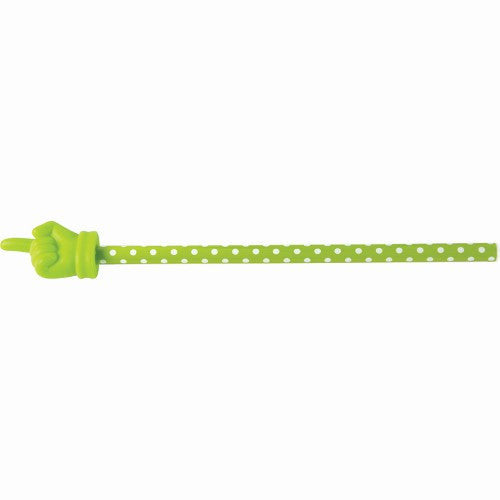 LIME POLKA DOTS HAND POINTER