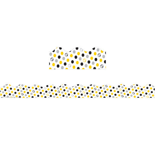 BORDER EXTRA WIDE PEANUTS TOUCH OF CLASS DOTS