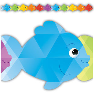 COLORFUL FISH DIE-CUT BORDER