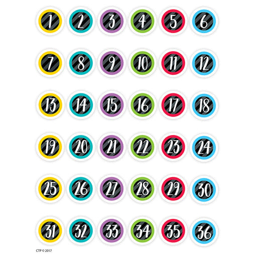 STUDENT NUMBERS STICKERS 180 STIKCERS