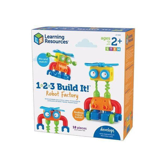 1-2-3 BUILD IT! ROBOT FACTORY