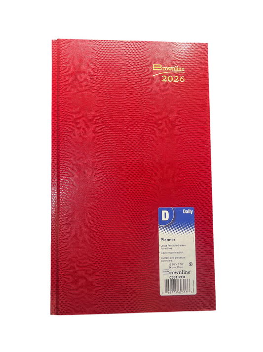 AGENDA DIARIA JOURNAL LEGAL ROJA