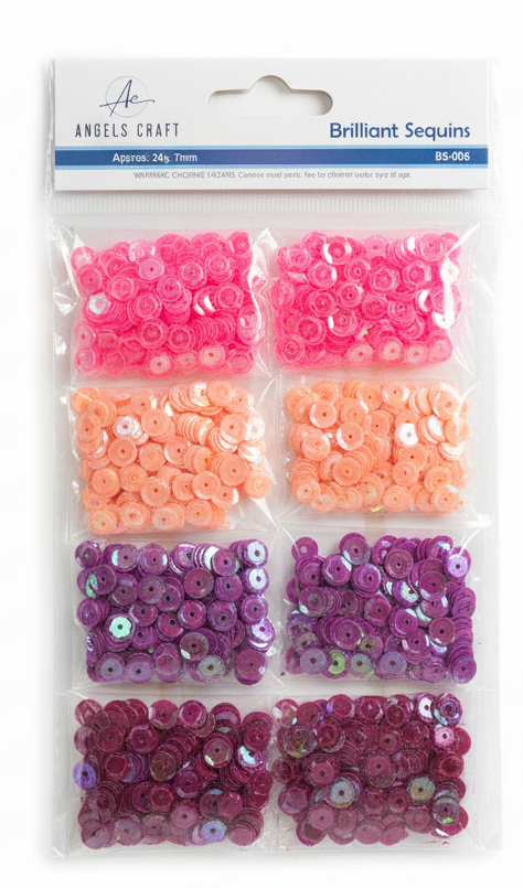 Brillant Sequins Rouge | Pink Tints