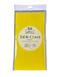 RECTANGLE YELLOW TABLE COVER 54X108IN
