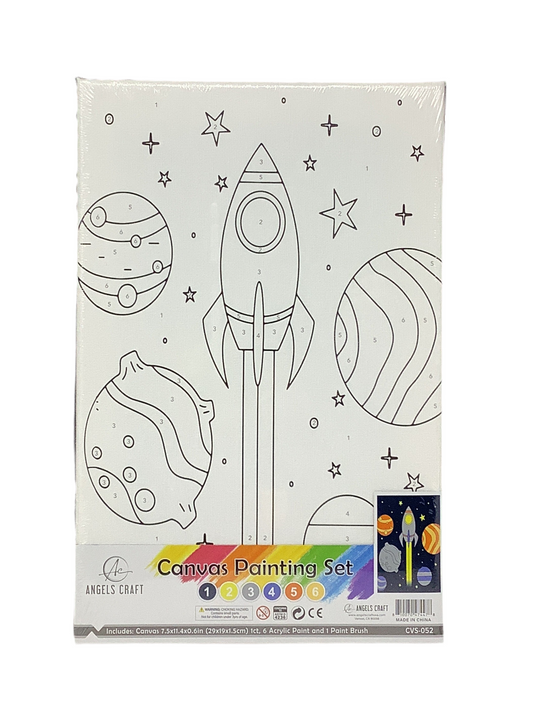 Paint by Number Canvas Set - Planets