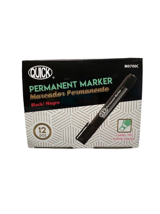 PERMANENT MARKER BLACK