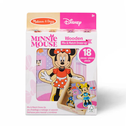 Disney Minnie Wooden Mix & Match Dress-Up Puzz