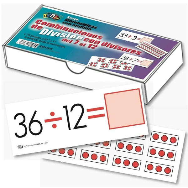 ANI BOX SET COMBINACIONES DIVISION 7 AL 12 #AM-C45